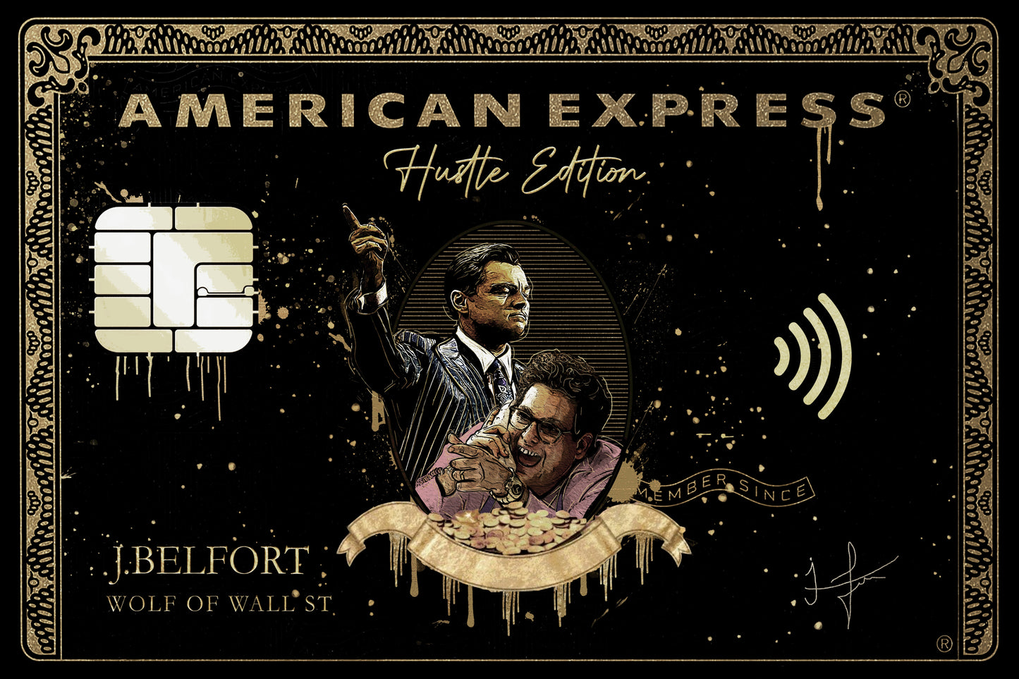 POP ART American Hustle Wolf of Wall Street Edition