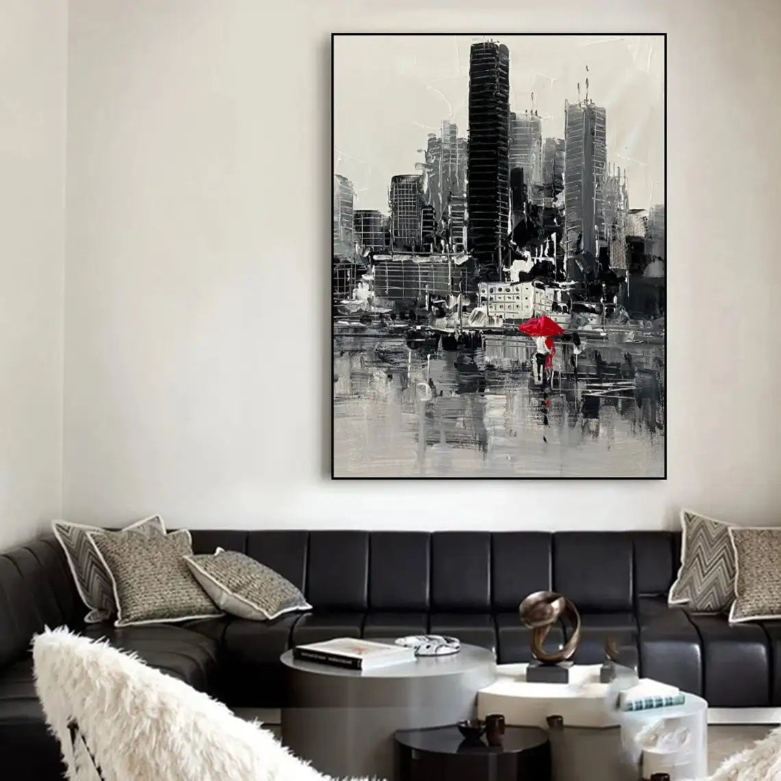 New York City Oil Painting Handmade