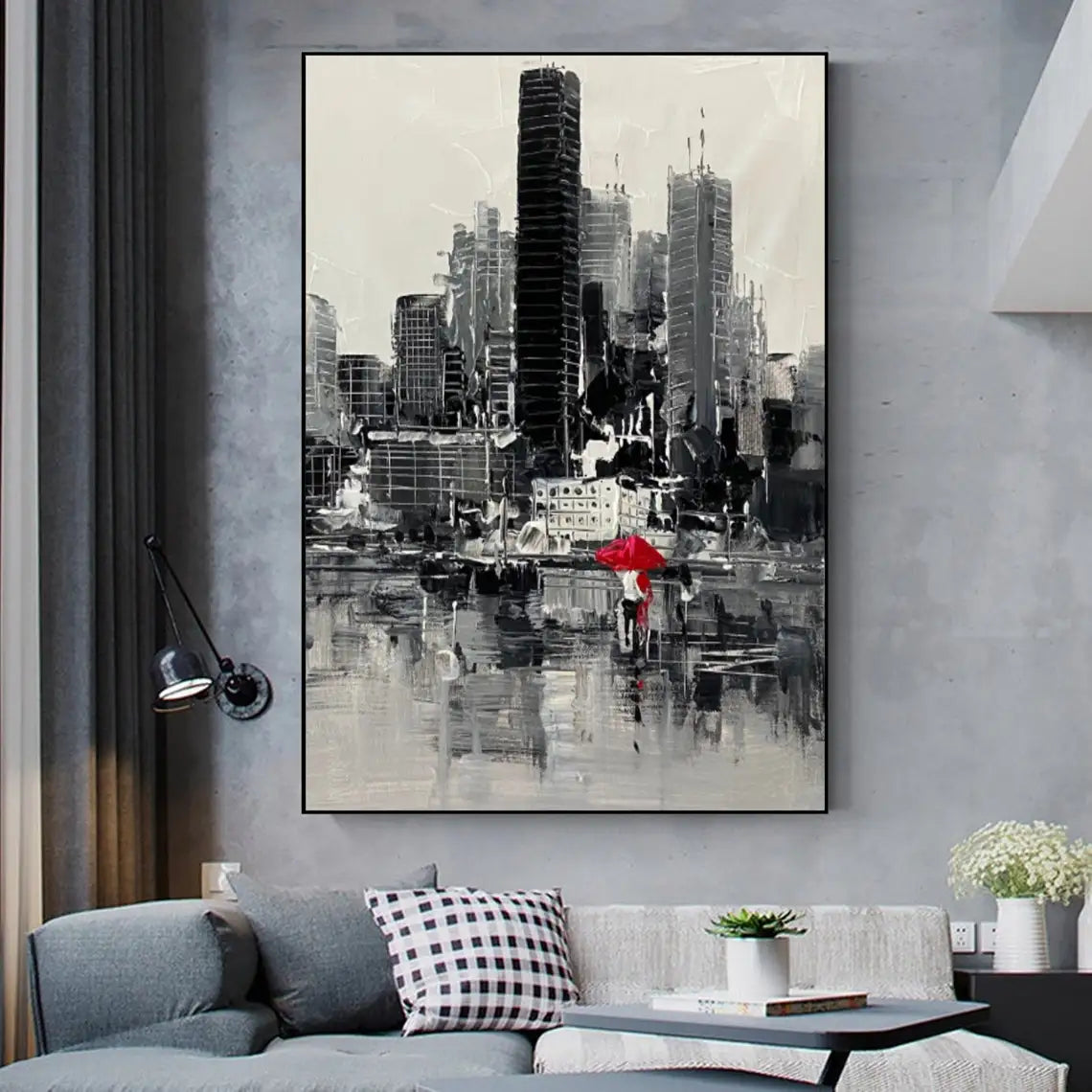 New York City Oil Painting Handmade