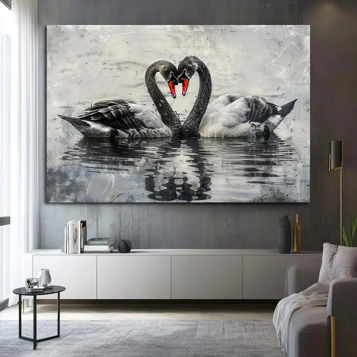 Feather Flying Birds Canvas