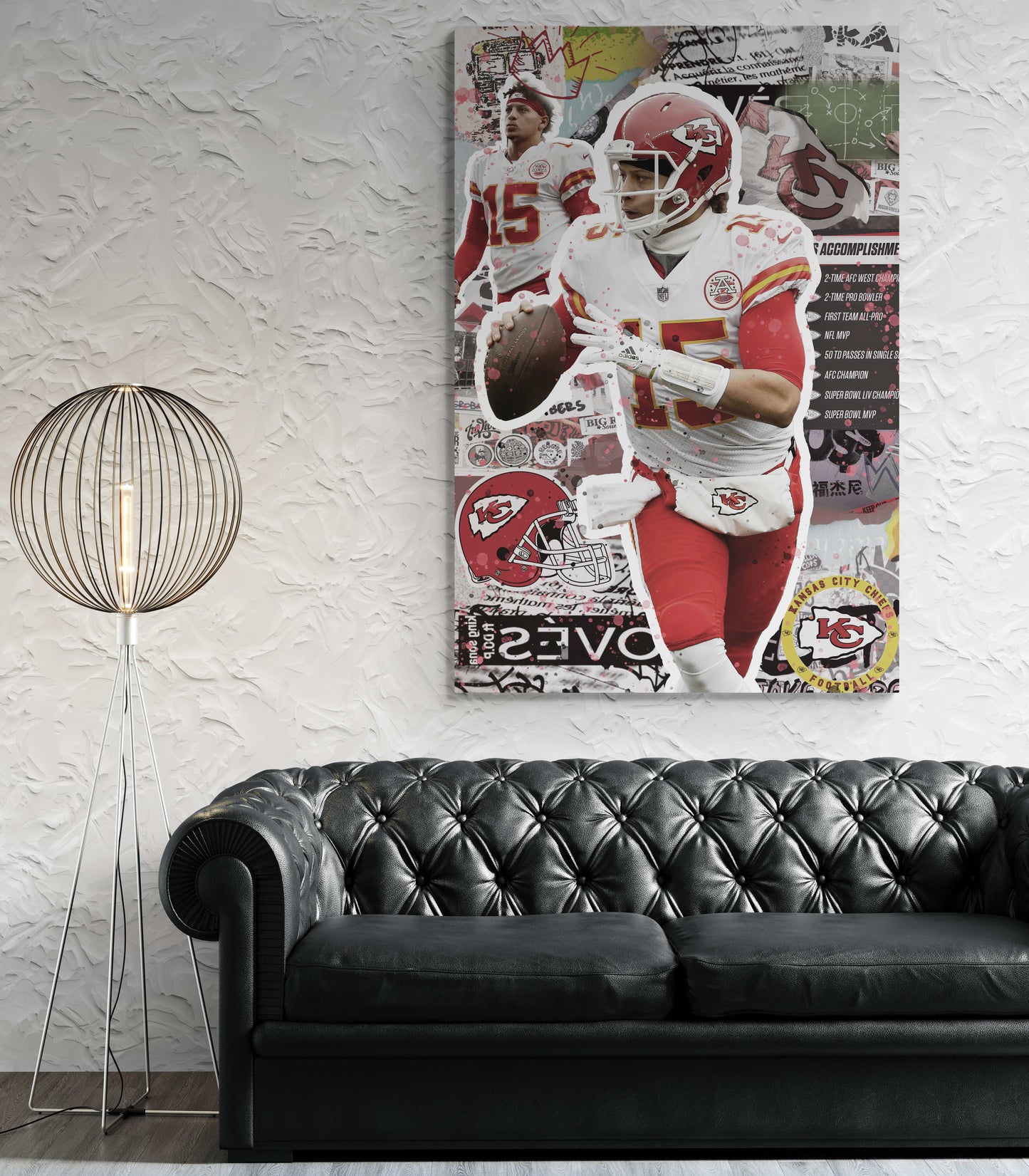 POP ART American Football Mahomes