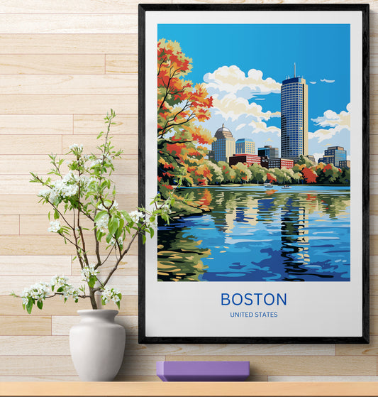 Travel Poster Boston