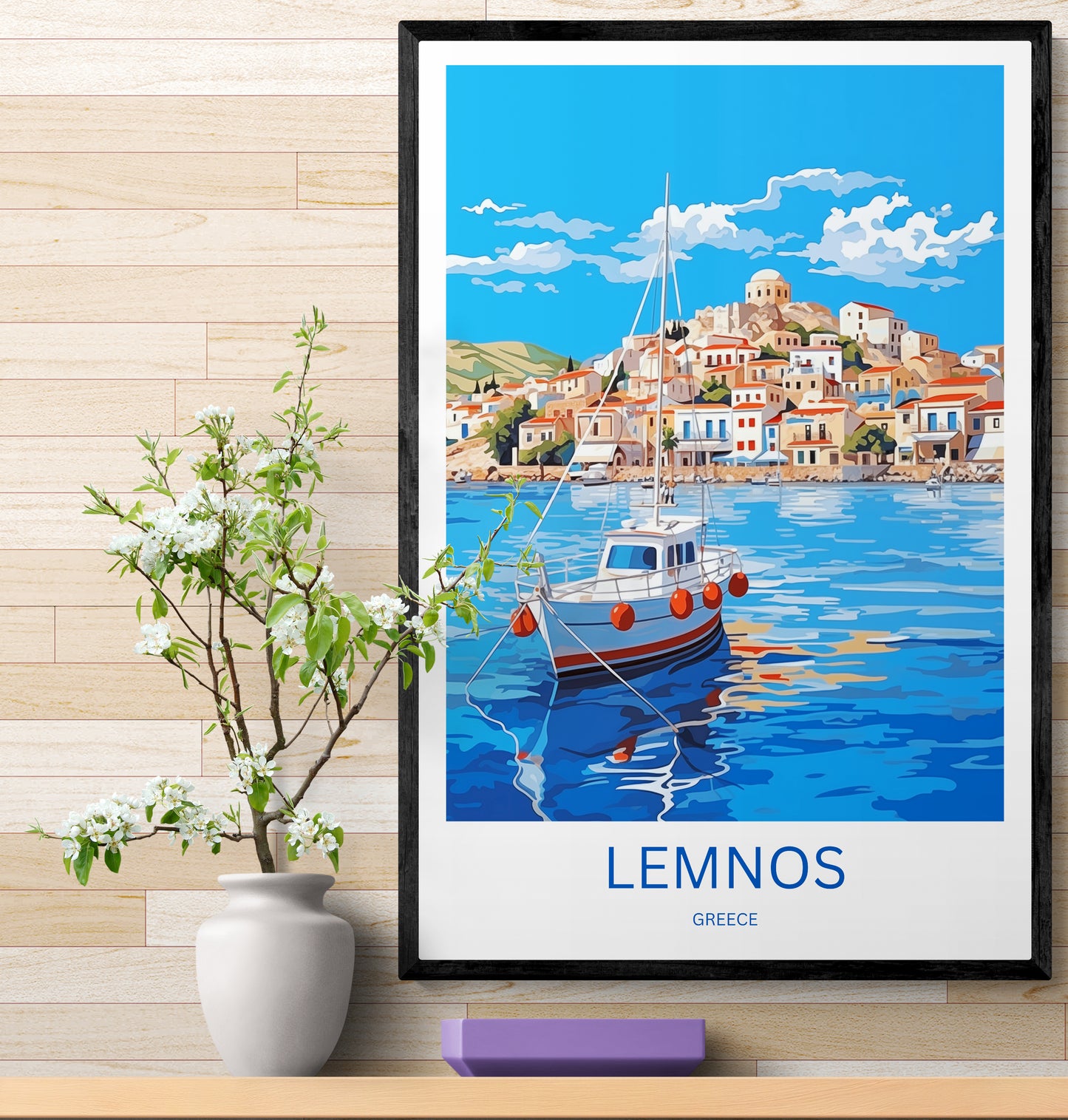 Travel Poster Lemnos