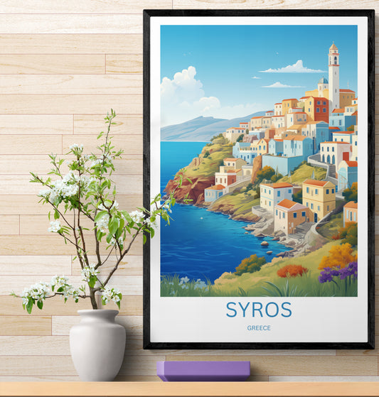 Travel Poster Siros