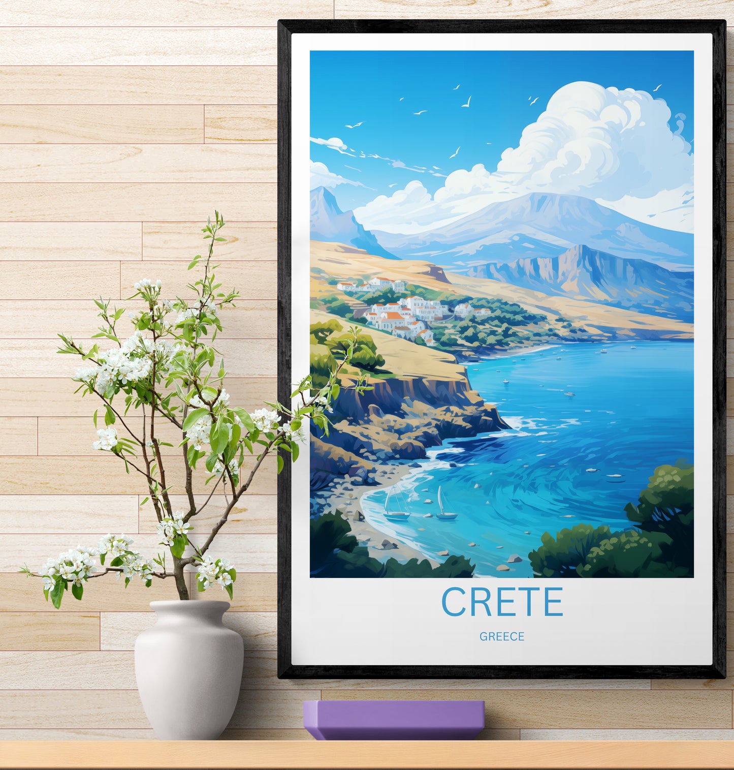 Travel Poster Kreta