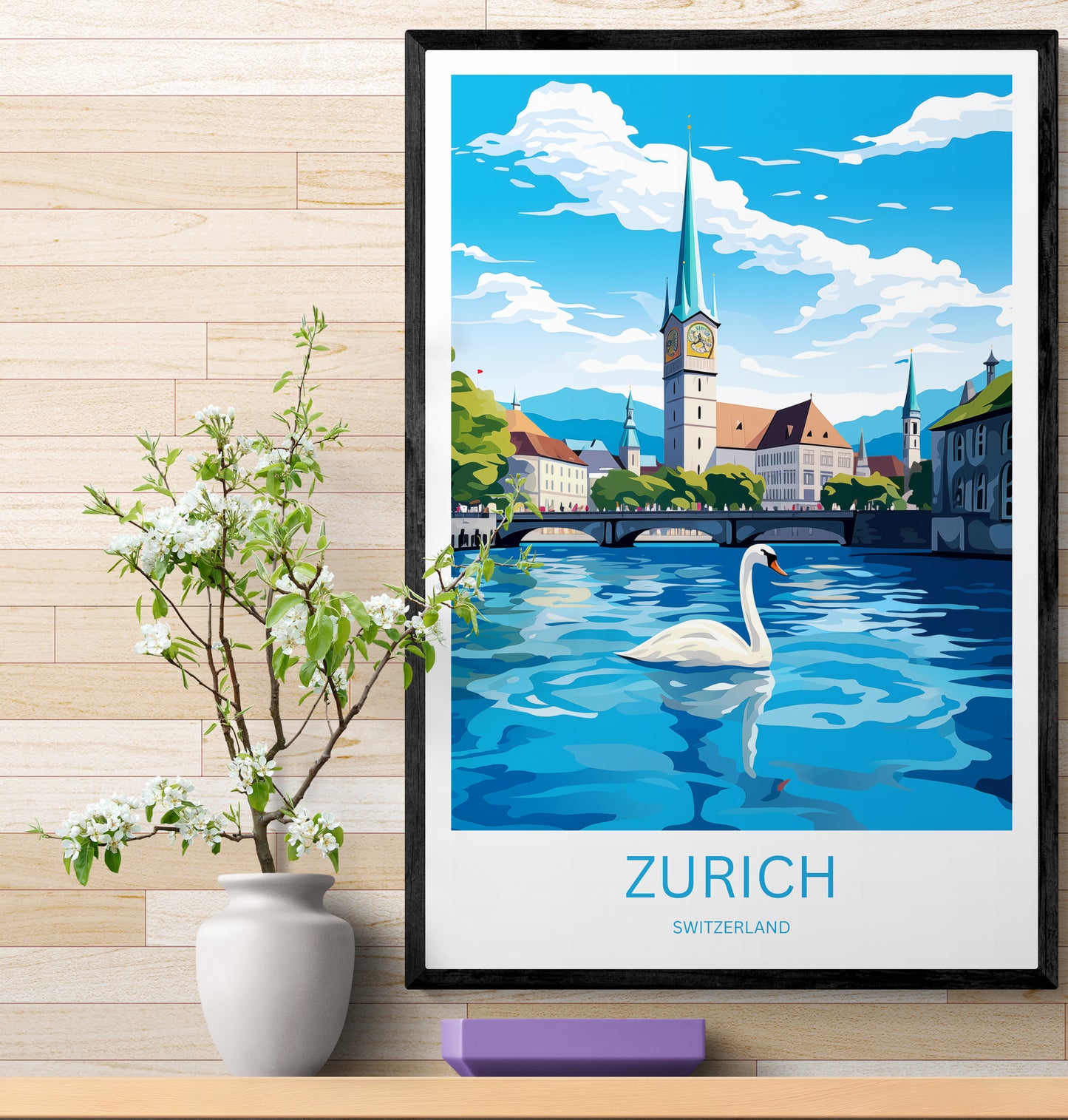 Travel Poster Zürich