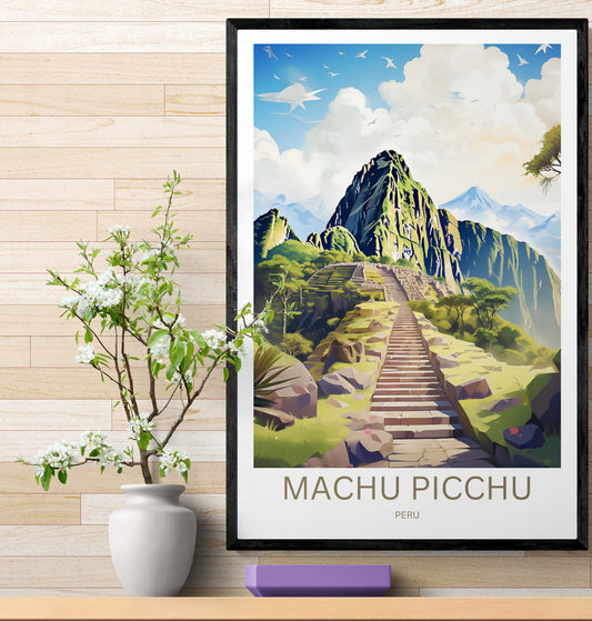 Travel Poster Machu Picchu