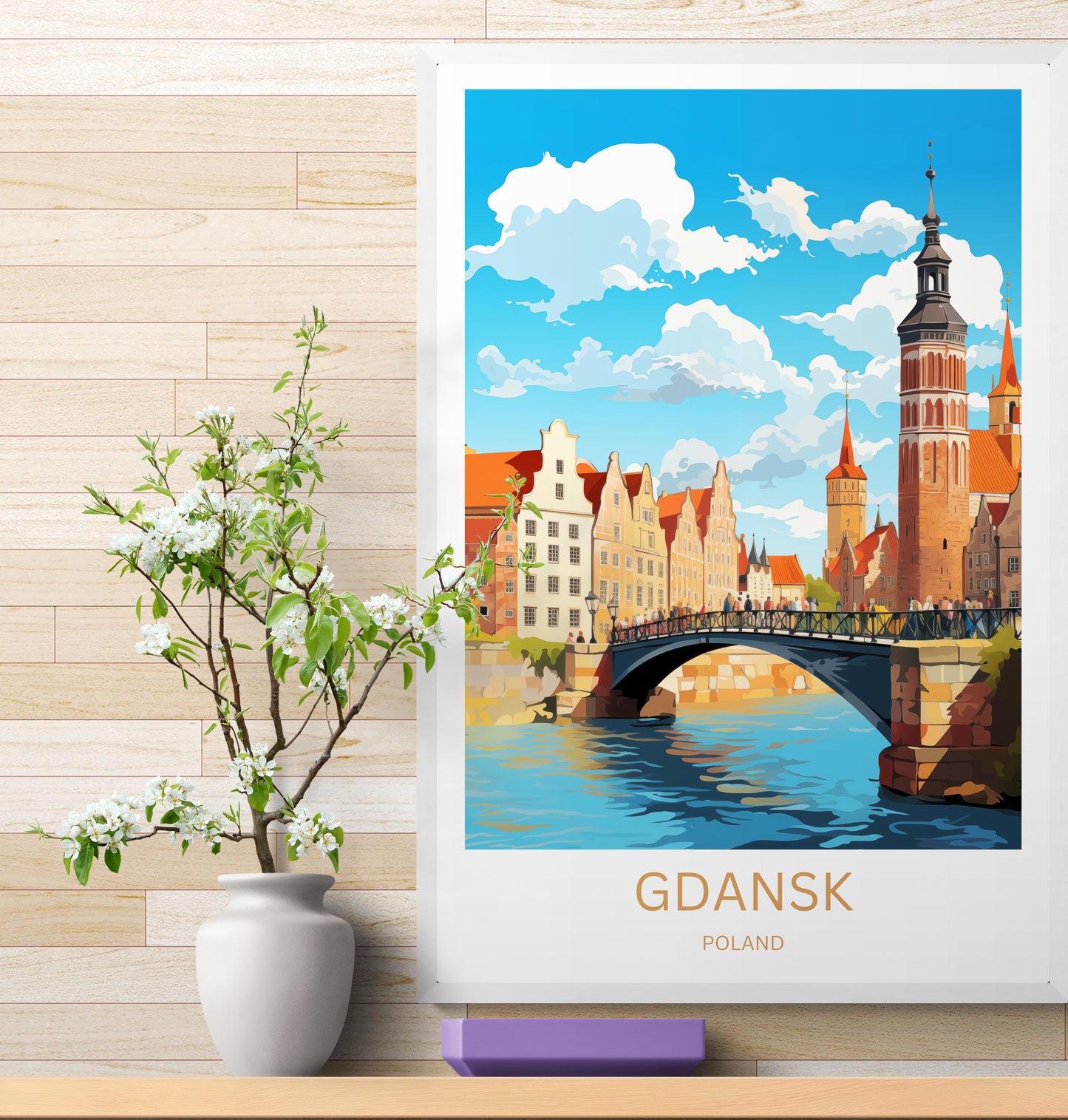 Travel Poster Gdansk