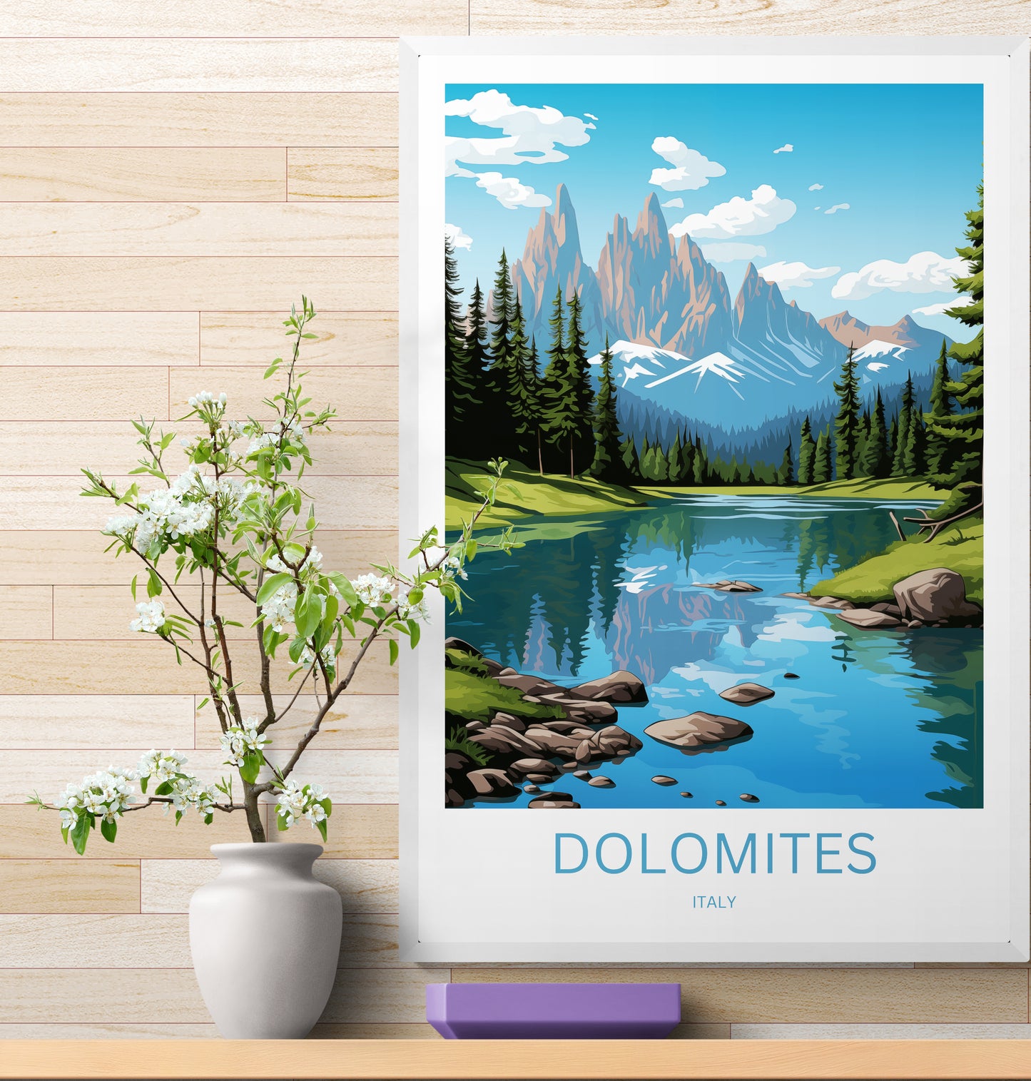 Travel Poster Dolomiten