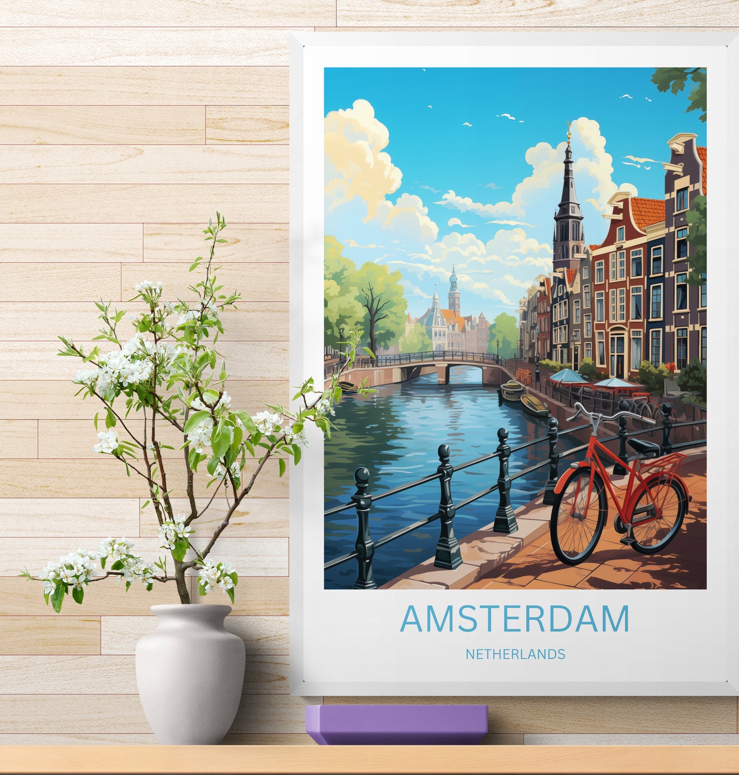 Travel Poster Amsterdam