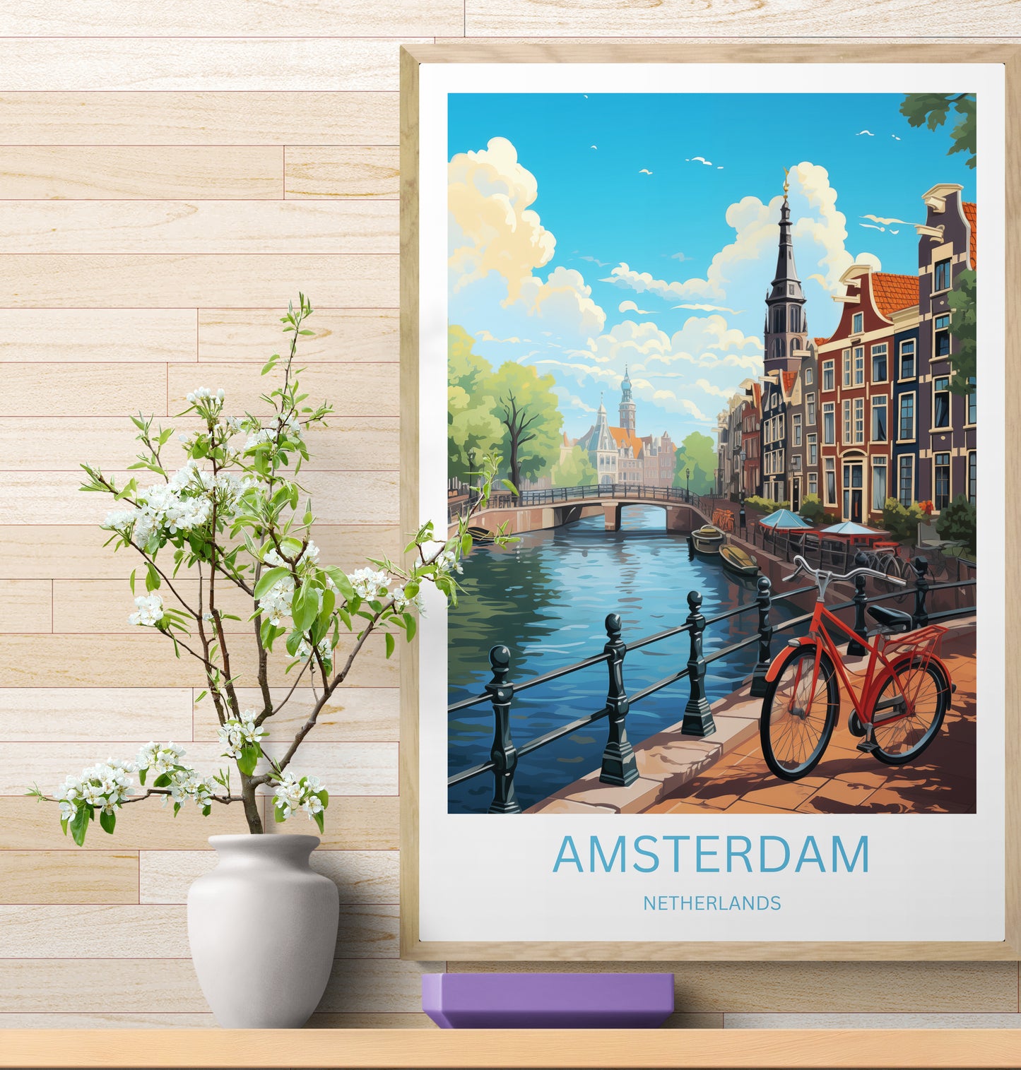 Travel Poster Amsterdam