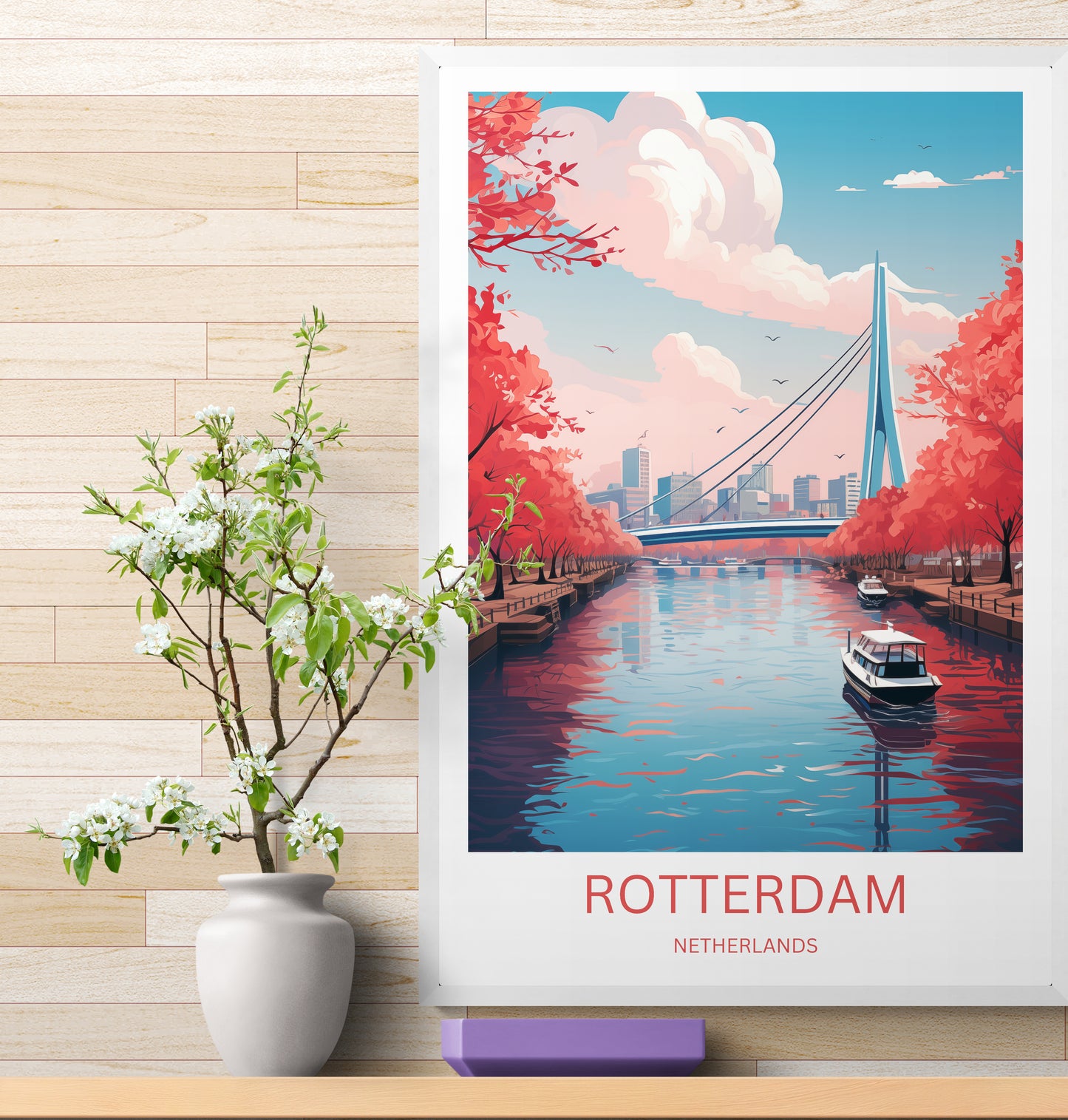 Travel Poster Rotterdam