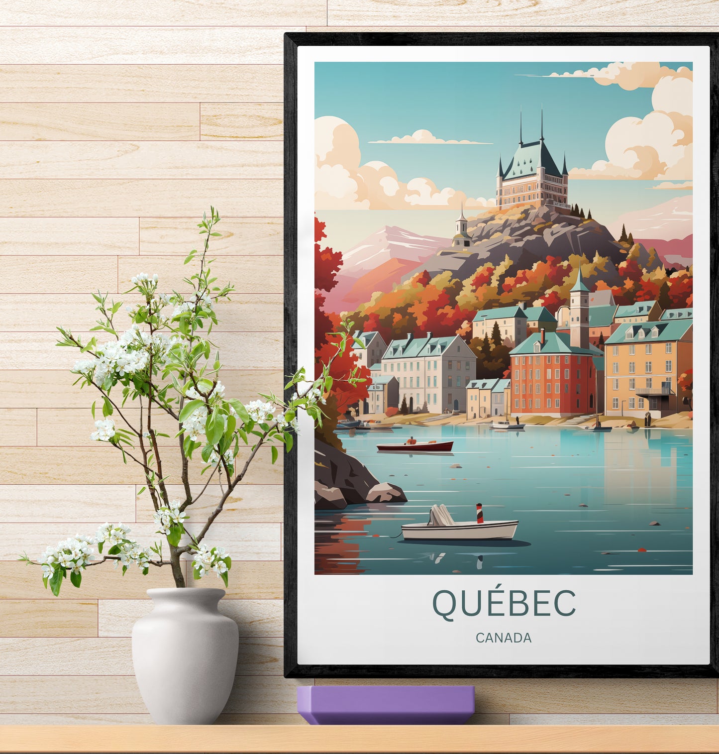 Travel Poster Petra Quebec