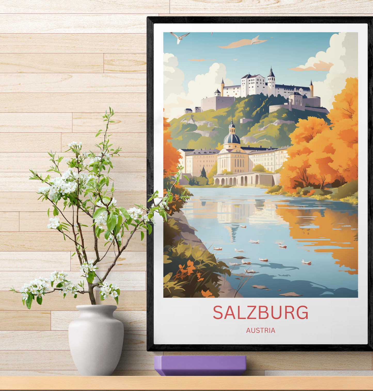 Travel Poster Salzburg