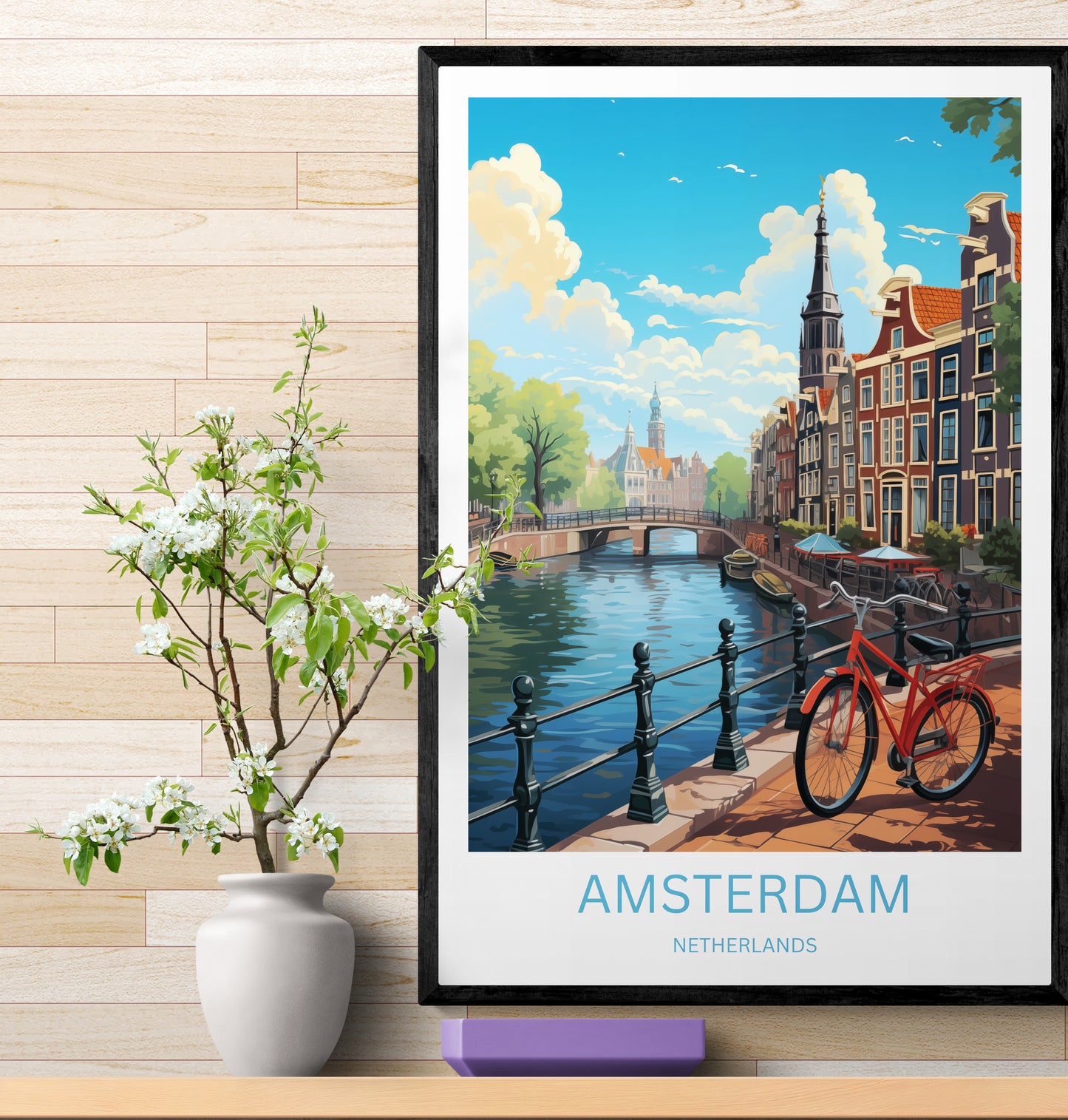 Travel Poster Amsterdam