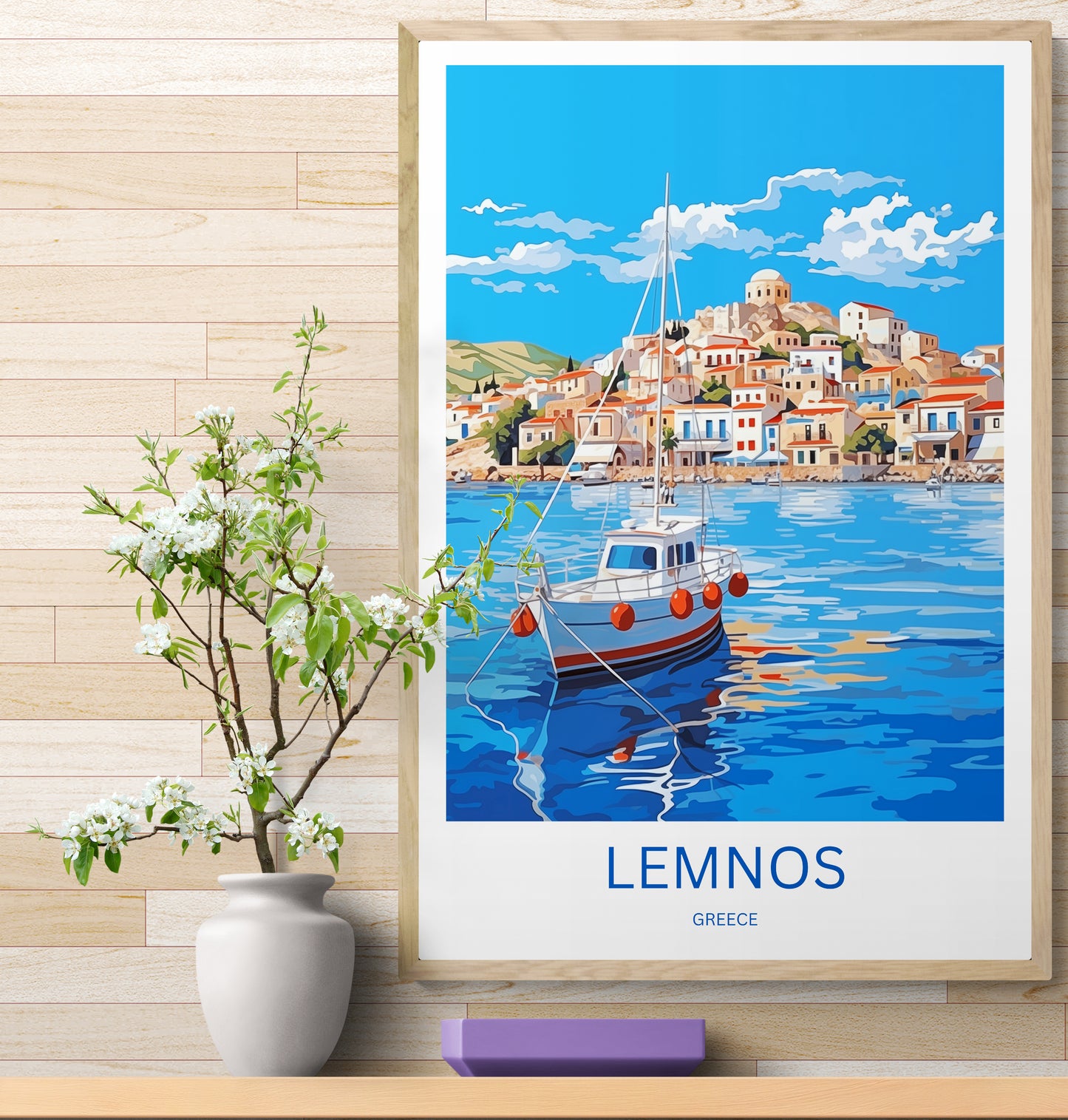 Travel Poster Lemnos