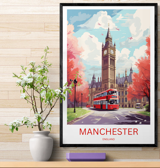 Travel Poster Manchester