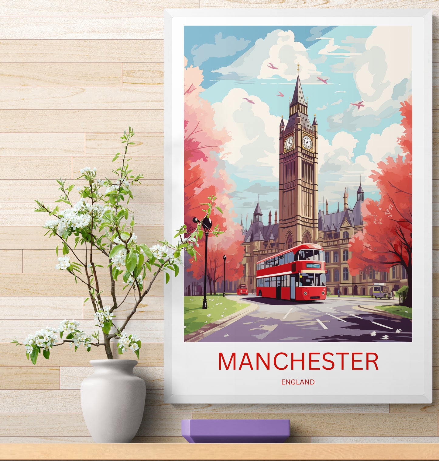 Travel Poster Manchester