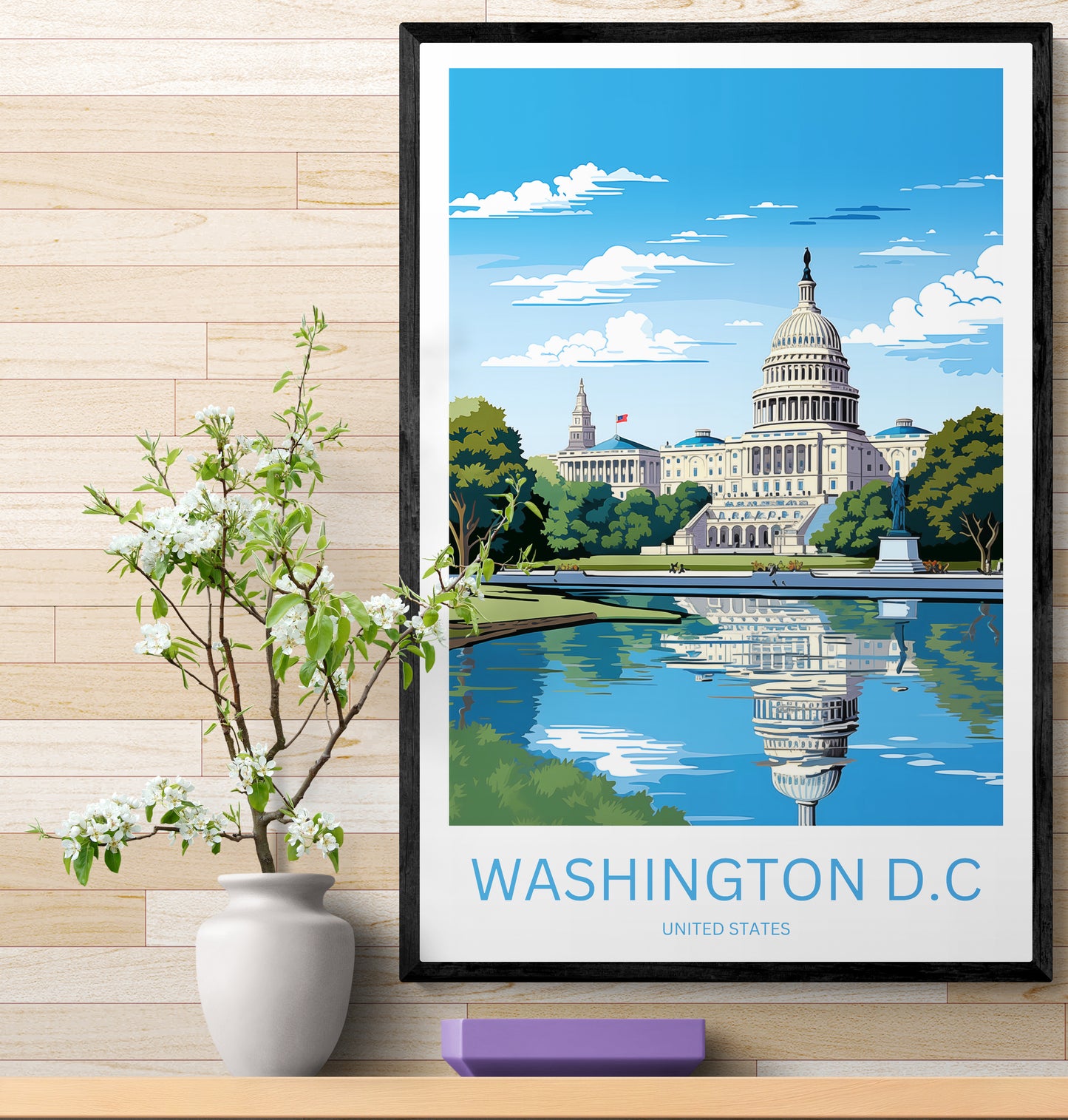 Travel Poster Washington D.C 2.0