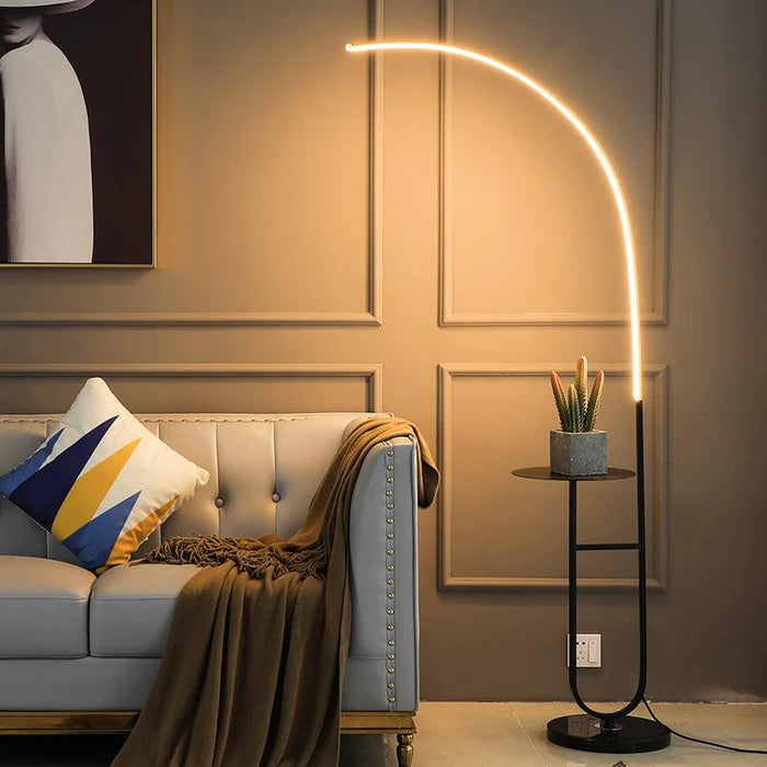 The Curve Light Table floor lamp