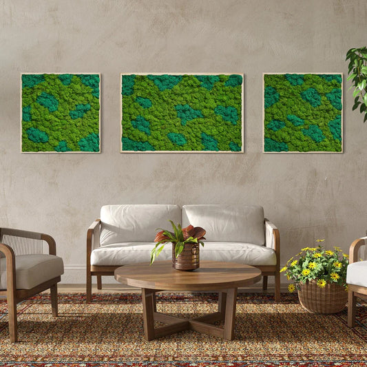 Moss Art Trio Multi Panel