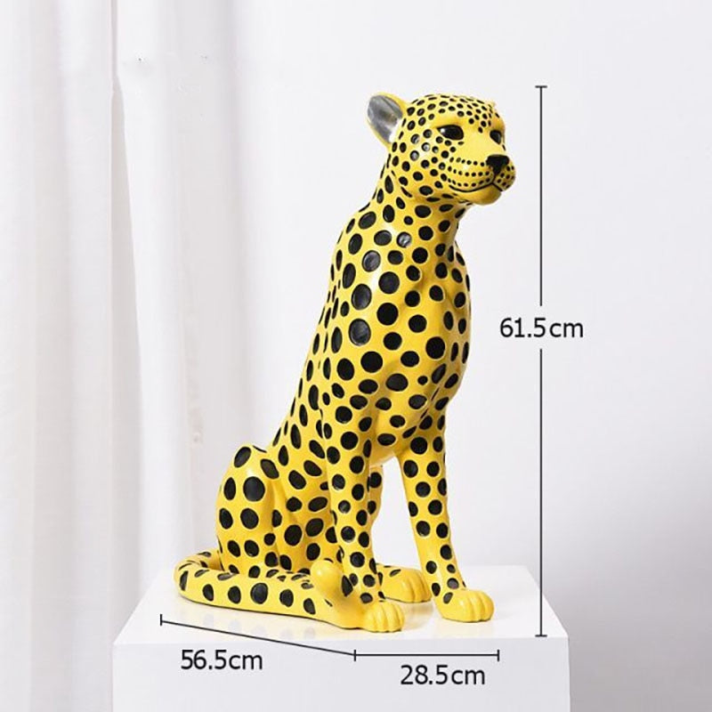 Leopard Skulptur