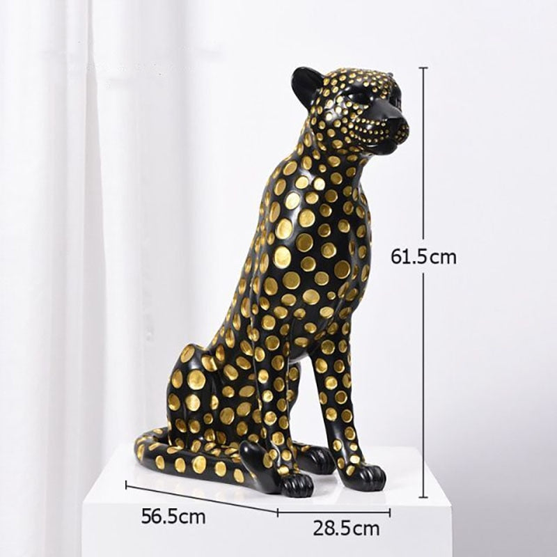 Leopard Skulptur