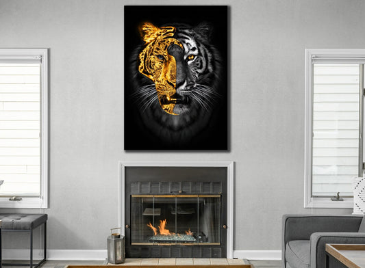 The Golden Tiger canvas