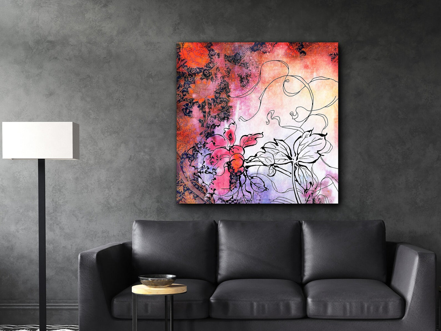 Blumen Kunst Leinwand