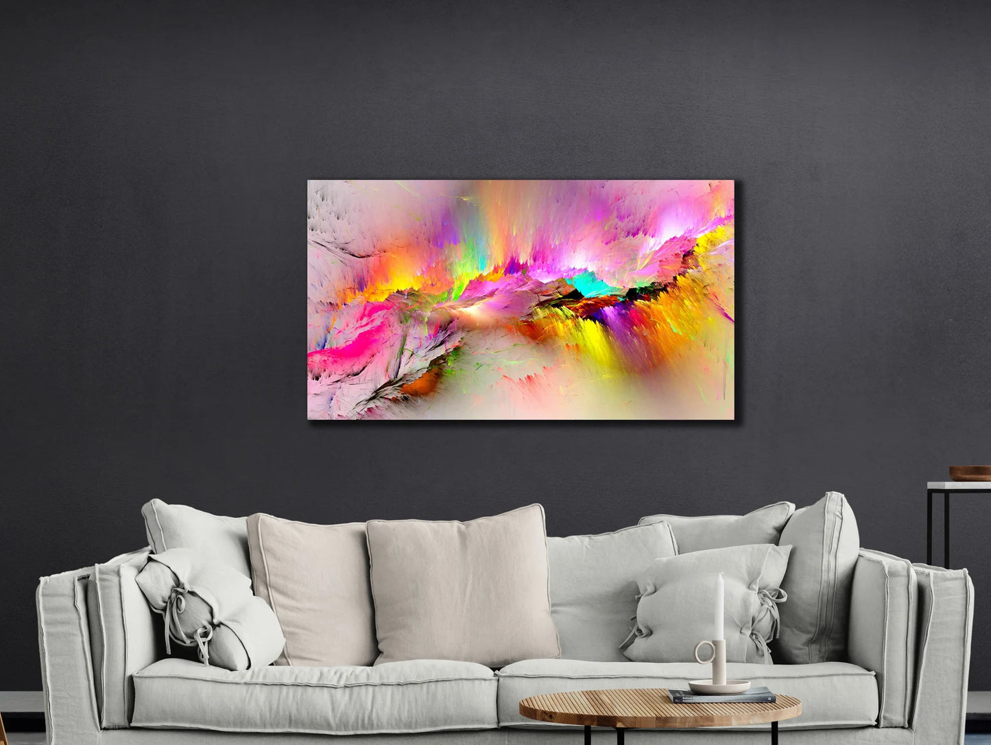 Bright colors canvas